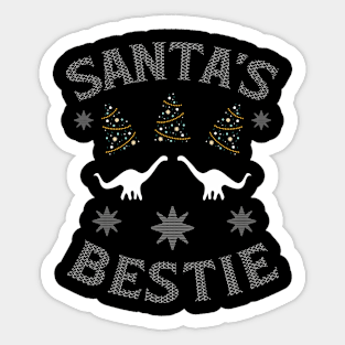 Santa's bestie Sticker